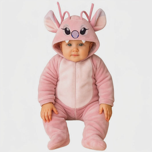 Mameluco Disney para Bebé con Gorro Bordado Angel novia Stitch