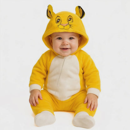 Mameluco Con Gorro Bordado Disney Simba