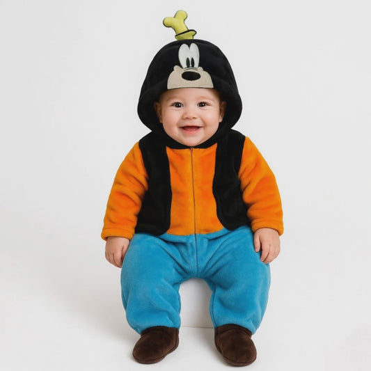 Mameluco Con Gorro Bordado Disney Goofy