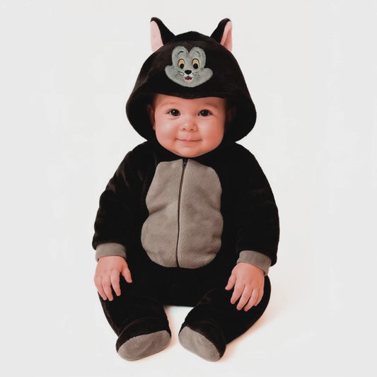 Mameluco Con Bordado Disney Figaro Gato Pinocho