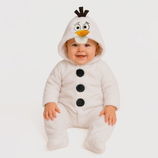 Mameluco Con Gorro Bordado Disney Frozen Olaf
