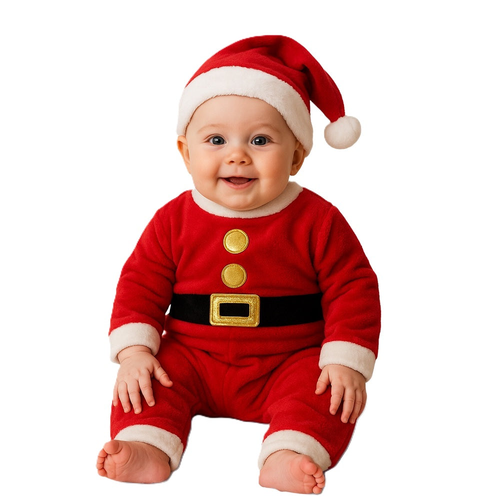 Kit 3 Mamelucos de Navidad Santa Niño, Santa Niña y Reno