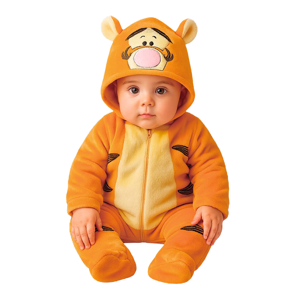 Kit 3 Mamelucos Disney para Bebé con Gorro Bordado Sulley, Tigger Carita, Stitch